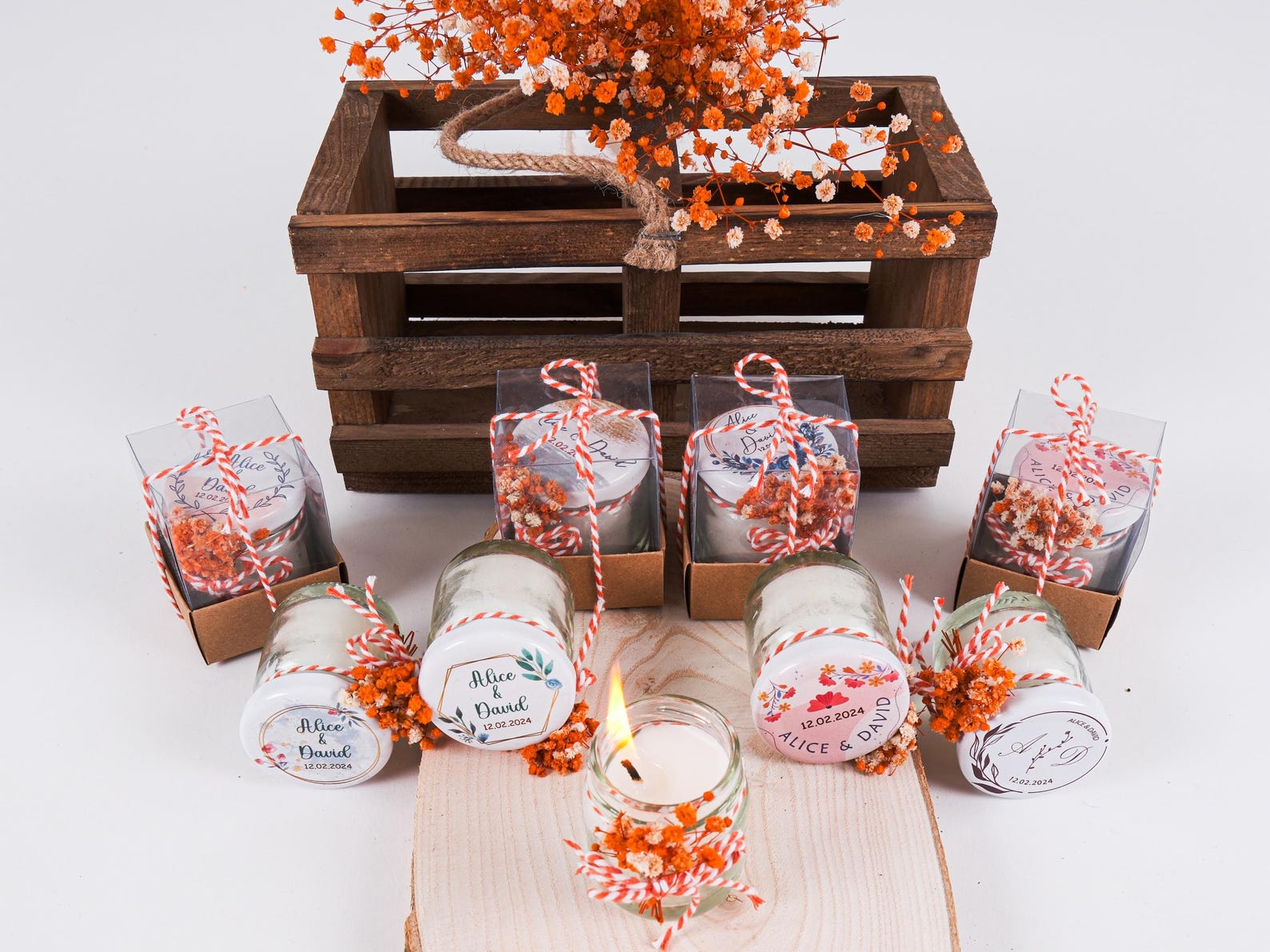 Bulk Wedding Favors for Guests, Rustic Bulk Candle Favors, Bridal ...