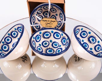 Upominki ślubne dla gości Miska Cini Ceramic Handmade Gifts, Personalizowana porcelanowa turecka miska Cini, Boho Candy Favor, Upominki na wieczór panieński