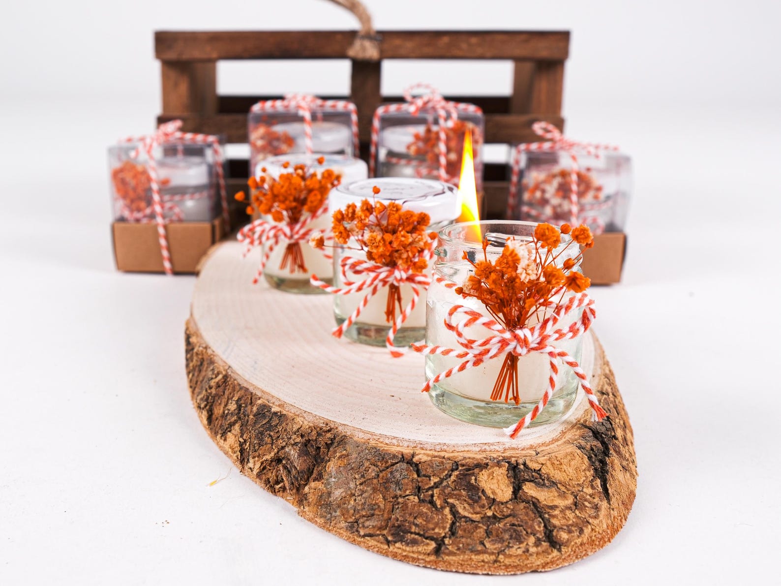 Bulk Wedding Favors for Guests, Rustic Bulk Candle Favors, Bridal ...