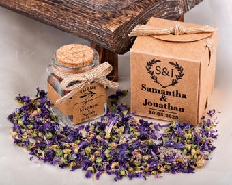 Loose Leaf Tea, Wedding Favors, Herbal Tea Jars, Wedding Guest Gifts, Bridal Shower, Engagement Party, Wedding Tea Favors, Tea Party Favors