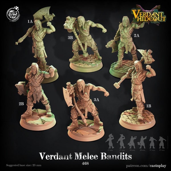 Verdant Melee Bandits - Verdant Hideout, a collection by Cast n Play, find all your secret desires here.