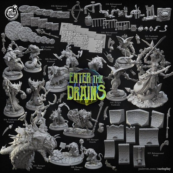 Enter the Drains, a collection by Cast n Play