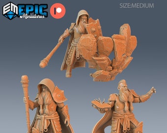 Dwarf Cleric Player - Set | #74 - Sunrise Tavern  | Epic Miniatures