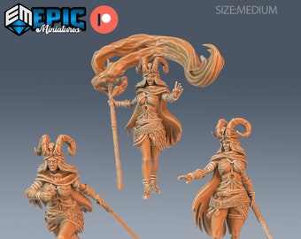 Druid Female Player - Set | #74 - Sunrise Tavern  | Epic Miniatures