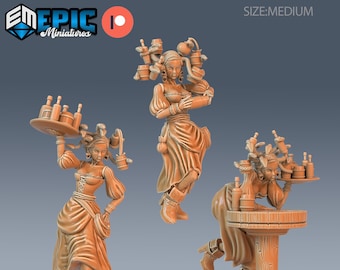 Gorgon Waitress - Set | #74 - Sunrise Tavern  | Epic Miniatures