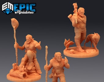 Firbolg Druid - Set | #50 - Infested Woodlands  | Epic Miniatures