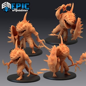 Shark Folk Warrior | #33 - Underwater Mayhem | Epic Miniatures
