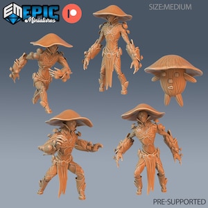 Mushroom Folk - Set | #73 - Eternal Fungi  | Epic Miniatures