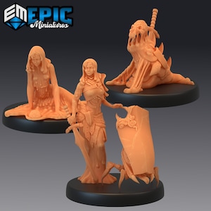 Slime Heroine - Set | #52 - Cruel Marshes  | Epic Miniatures