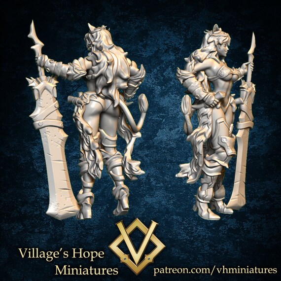 Greatsword Lion Warrior Female (barbarian , Warrior) |from
