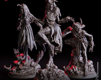 Deep Hags (3 Poses), from collection The Devils Offspring by Flesh of Gods