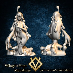 Slime Girl | Monster Girl | From Jan 22 collection | Village&#39;s Hope Miniatures