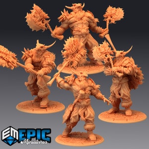 Frost Giant Warrior - Set | #41 - Barbarian Winter | Epic Miniatures
