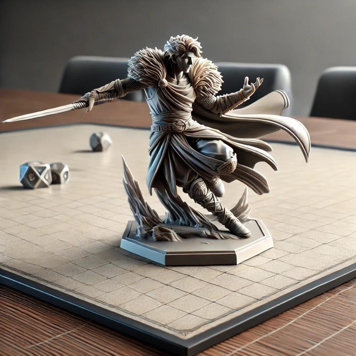 Custom 3D Printed Miniature: Tabletop RPG Mini From STL File - Etsy