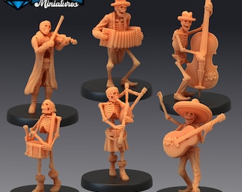 Skeleton Musicians | #34 - Halloween Horror | Epic Miniatures