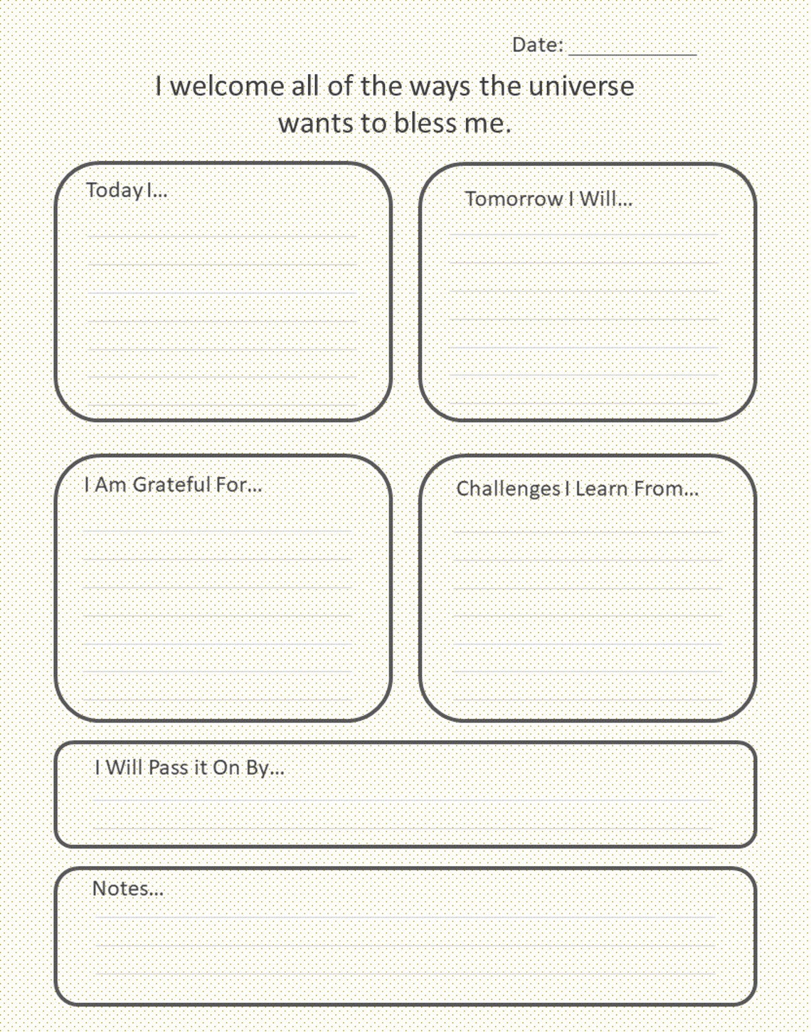 I Am Grateful Journal Black and Gold printable v1 - Etsy