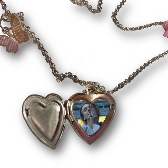 Jamie Campbell Bower Love Heart Locket Necklace customisable - Etsy