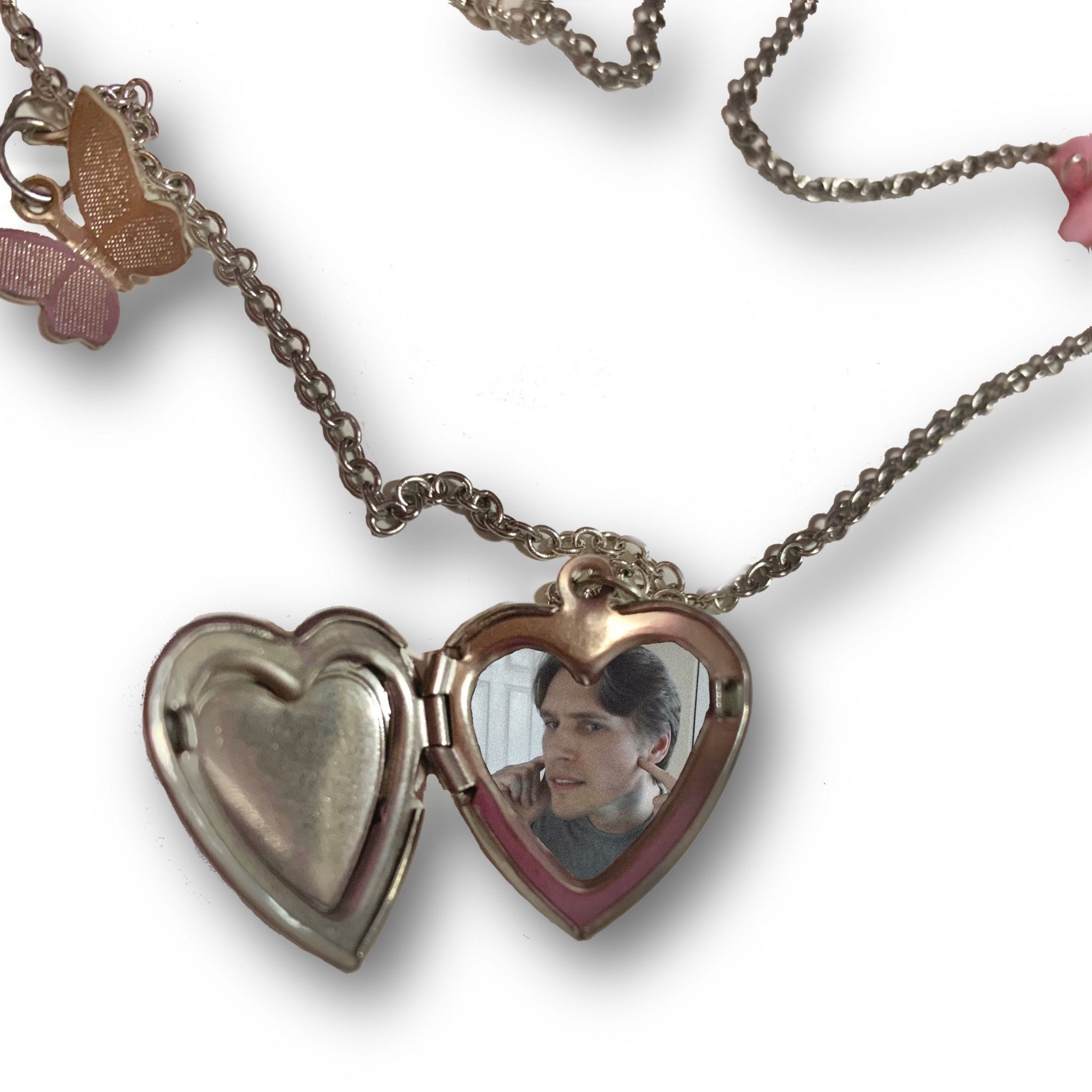 Jerma985 Heart Locket Necklace Pendant Personalized Greetings 