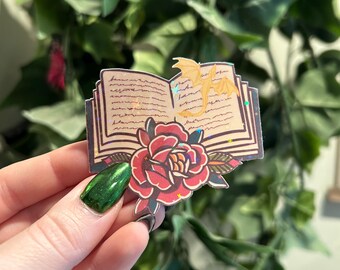 Fantasy Reader Sticker| Kindle sticker | Bookish | Waterbottle sticker