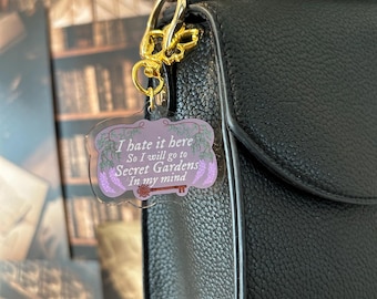 Hate it here Keychain | Bag Charm | Phone Charm | Charm | TS Inspired