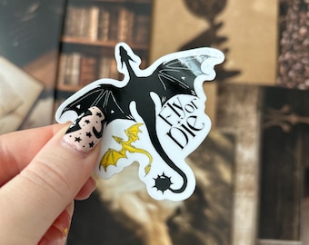 Dragons sticker | Kindle sticker | Bookish