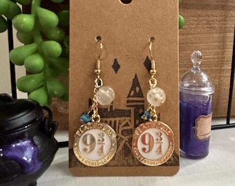 Train platform Earrings | Bookish gifts