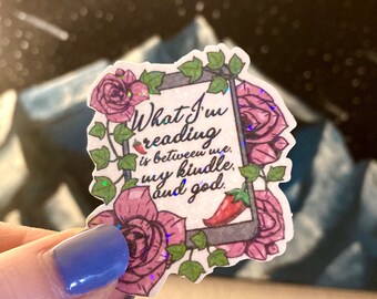 What I’m reading sticker | Kindle sticker | Bookish