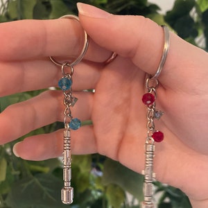 Lightsaber inspired keychains