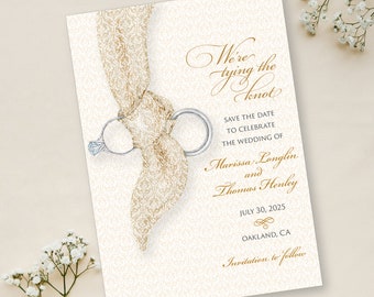 Custom Printed Hand-Illustrated Invitation for Wedding, Save the Date, Engagement Party, Couple’s Shower, Rehearsal Dinner, Wedding Brunch.