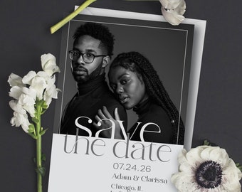 Custom Printed Invitation for Wedding, Save the Date, Engagement Party, Couple’s Shower, Rehearsal Dinner, Wedding Brunch.