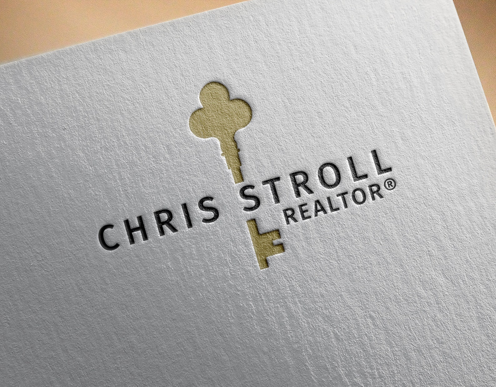 Gold Key Realtor Logo Large Gold Key Real Estate Logo Key Etsy