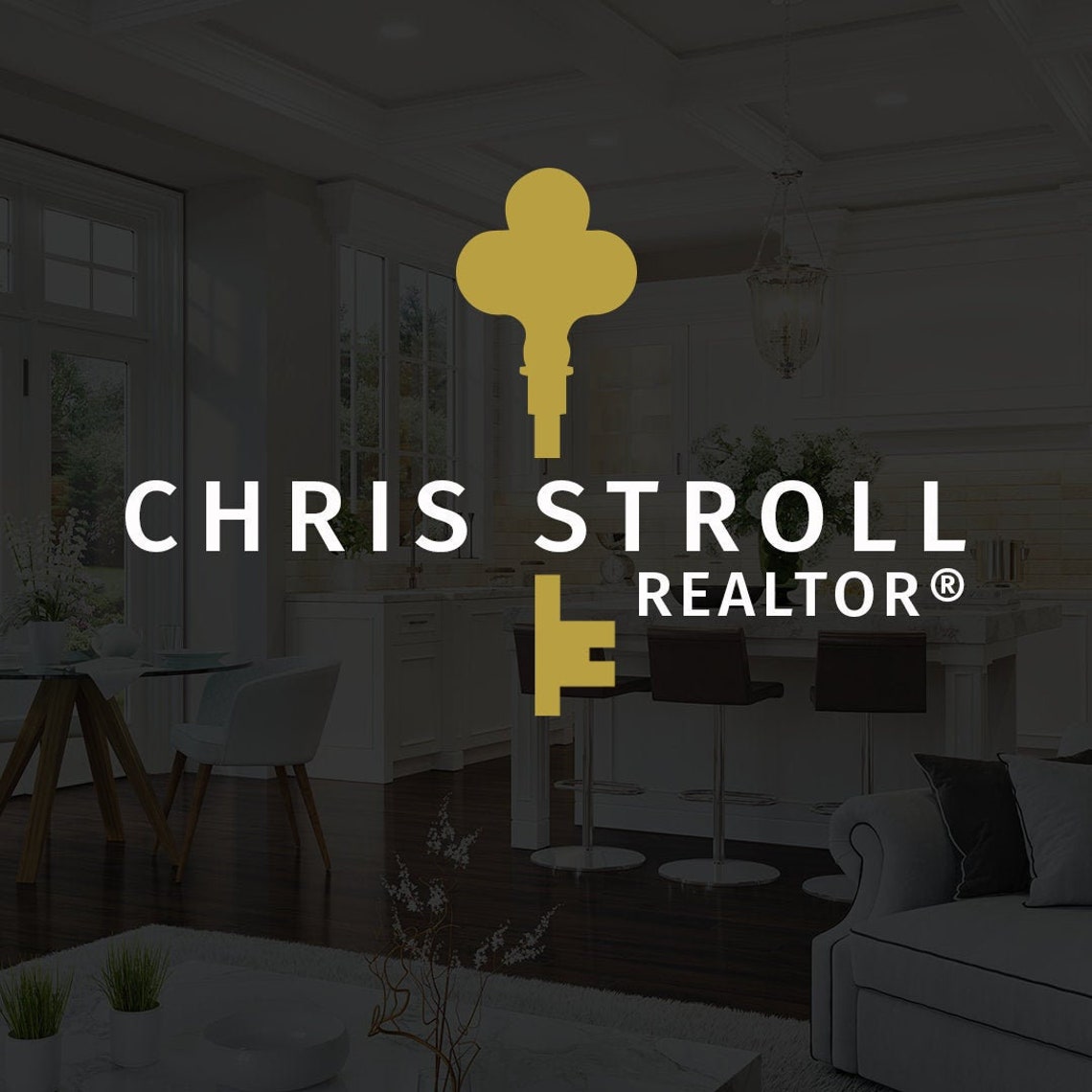 Gold Key Realtor Logo Large Gold Key Real Estate Logo Key Etsy