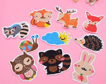 DIY KIT - Animal Stickers Diamond Painting Kit