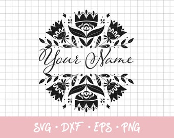 Floral border svg floral frame svg flower border png floral split monogram svg flower clipart monogram svg wildflower svg flower wreath svg