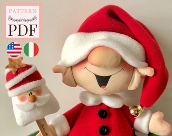 Sewing Pattern Elf - Christmas pdf, instant download, easy to make