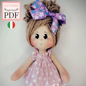 Cartamodello bambola "Eggy Doll" : download pdf istantaneo