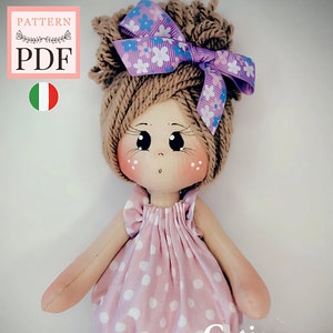 Dancer Doll Pattern "Eggy" - SEWING PATTERN PDF - instant download - easy to make