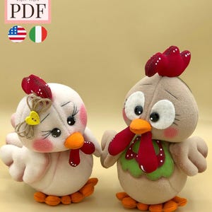 Cartamodello Cocca e Reginaldo - Pasqua - facile da realizzare con istruzioni VIDEO complete!