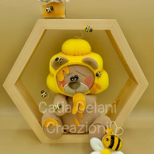Cartamodello Orso "miele" - facile da realizzare - download instantaneo - pdf