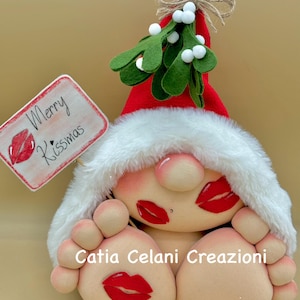 Cartamodello Elfo "Vischio" - natale, facile, pdf, download instantaneo