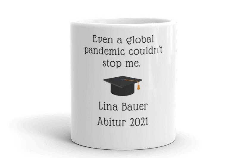 Abitur 2021 - Personalizable cup - Gift - Cup with name - Graduation …