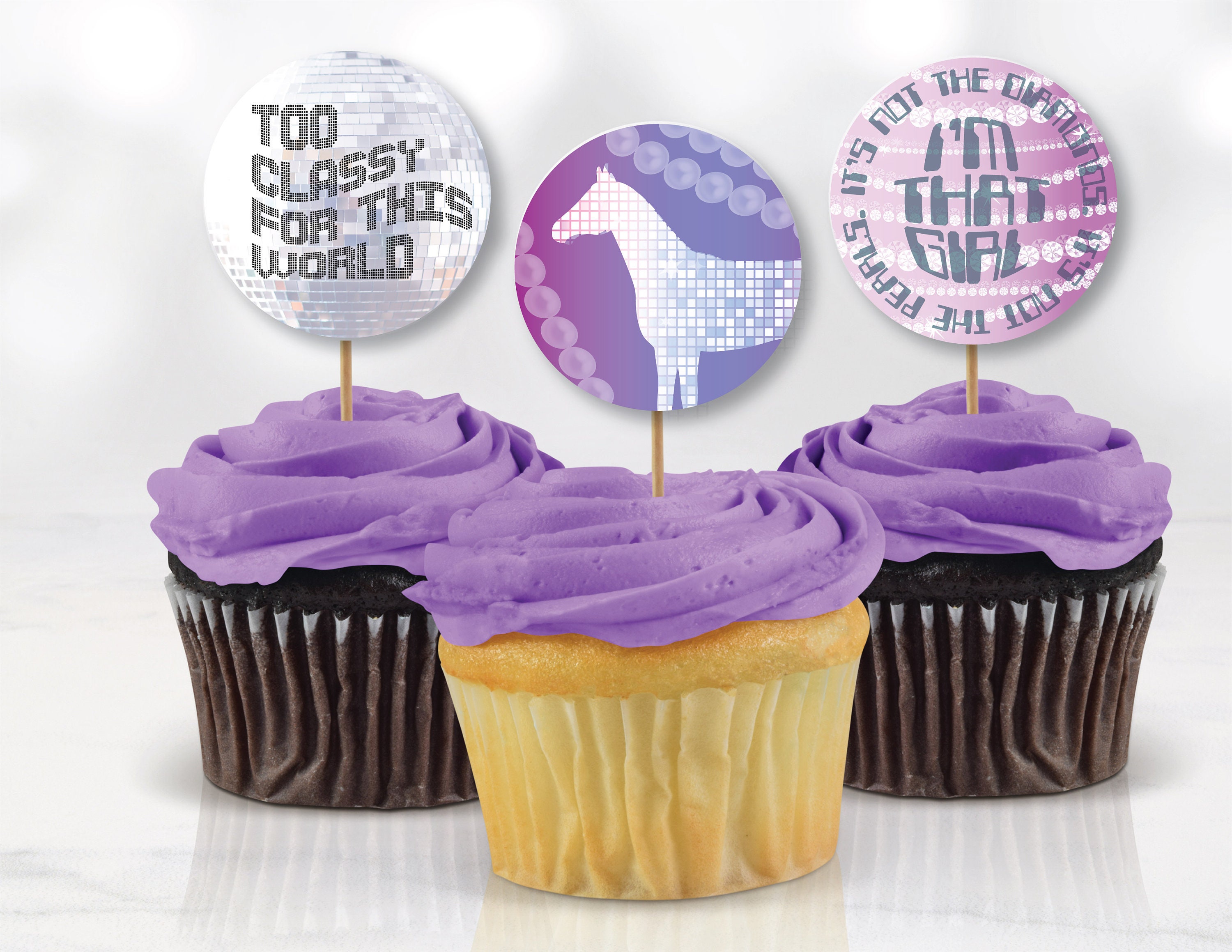 Beyonce Renaissance Tour Cupcake Toppers DIY Print & Cut - Etsy