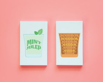 Mint Julep + Bourbon Digital Print