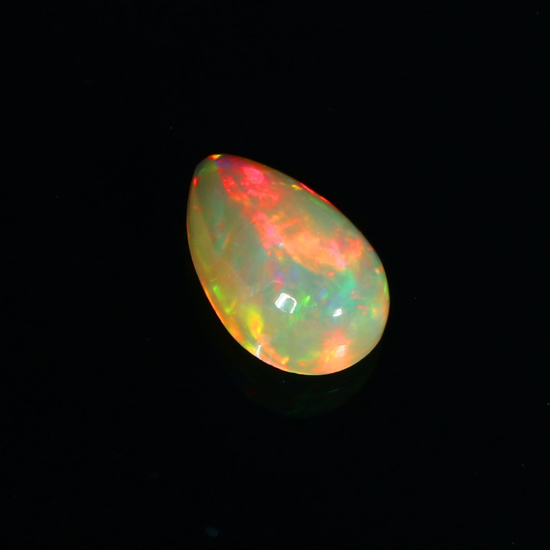 15.50X9.20X6 Natural Red Flame Fire Pear Opal 3.90 Cts - Etsy