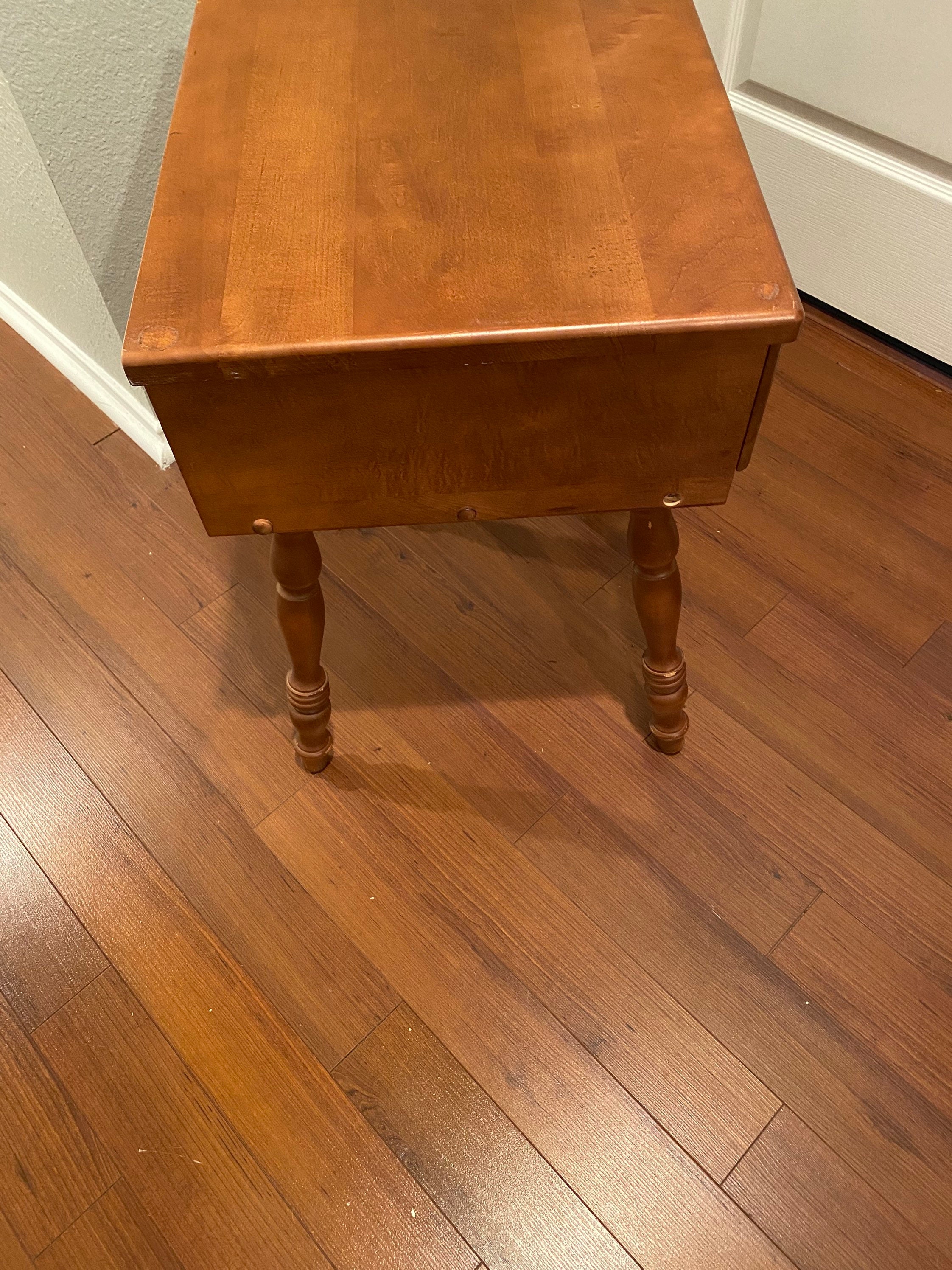Vintage maple nightstand. Maybe Ethan Allen Etsy