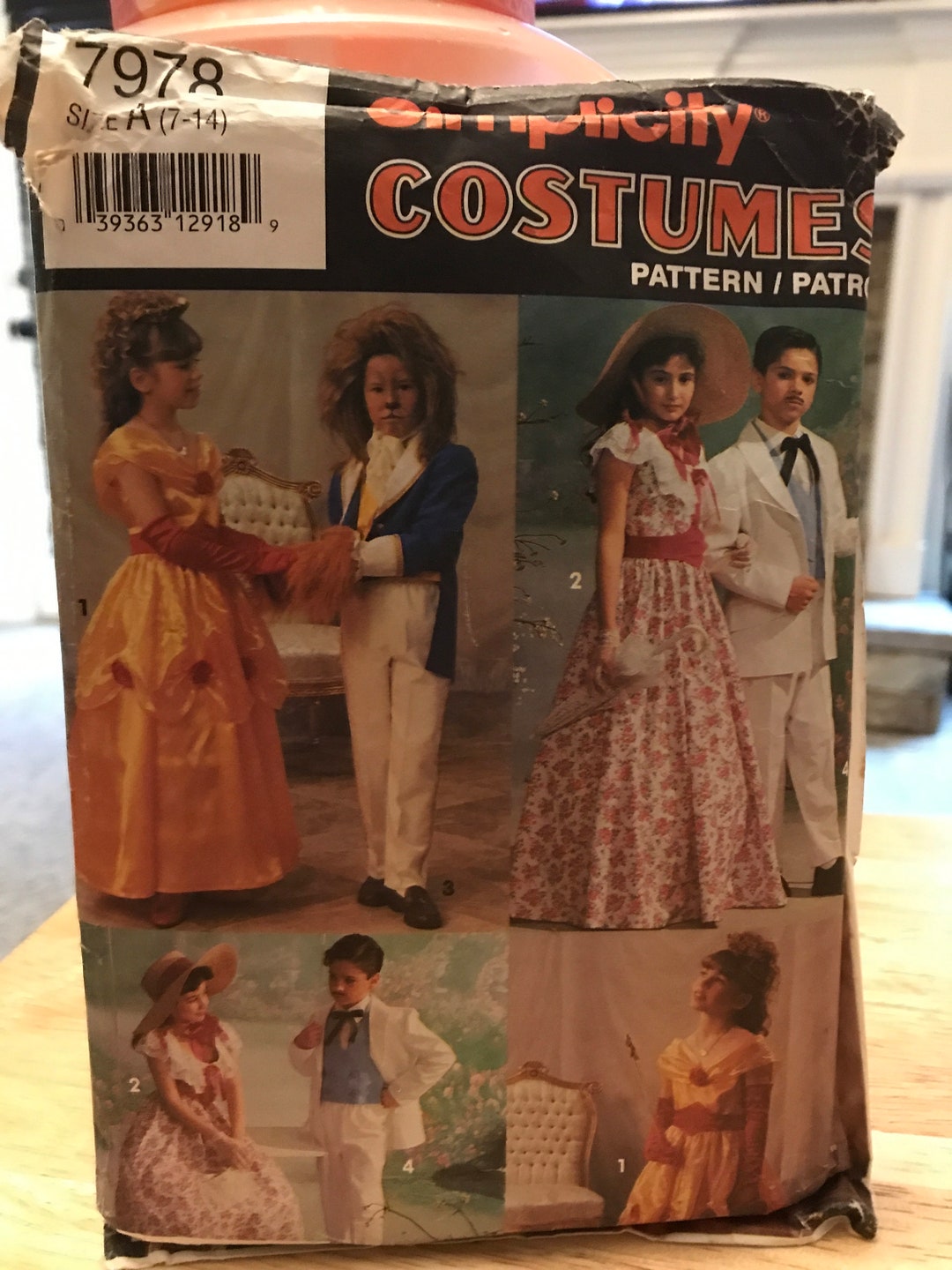 Simplicity Costumes Sewing Pattern 7978 Etsy