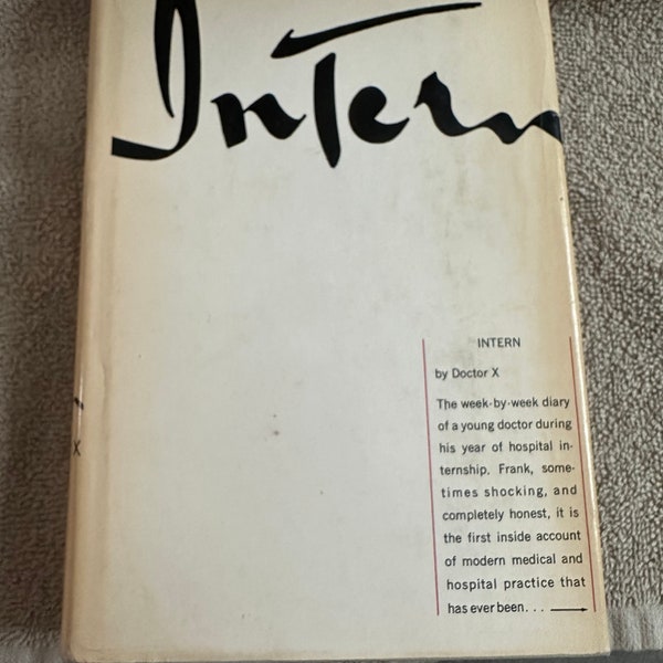 Intern by Doctor X 1965 BCE - Rare/Vintage