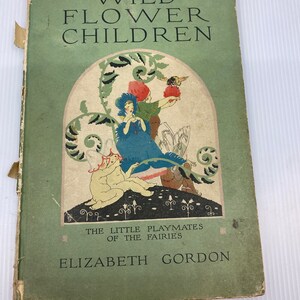 1918 &quot;Wild Flower Children&quot; Playmates of The Fairies- Elizabeth Gordon