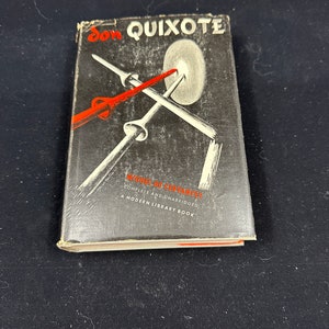 Don Quixote by Miguel De Cervantes A Modern Library Book 1930 HC/DJ