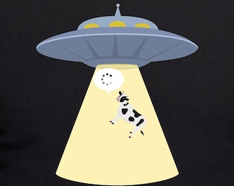 Cow UFO Abduction Tshirt, Loading Cow UFO Tshirt, Funny UFO Tshirt, Funny Cow Tshirt, Alien Tshirt, Funny Alien Shirt, alien ufo Tshirt